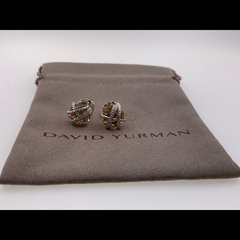 DAVID YURMAN 10mm Cable Wrap Morganite & Diamonds